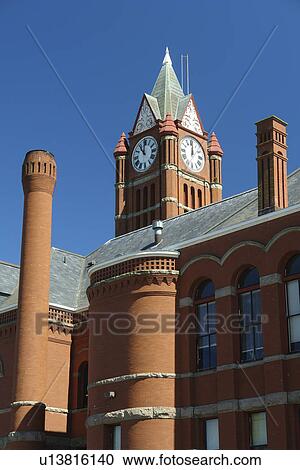 Stock Image -  Port Townsend, WA, Washington, Puget Sound, Olympic Peninsula, Jefferson County Courthouse. Fotosearch