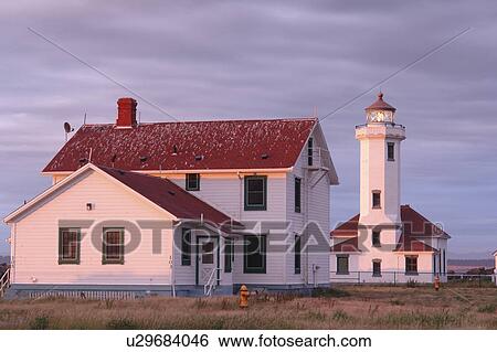 Port Townsend, WA, Washington, Puget Sound, Point Wilson, Lighthouse View Large Photo Image Stock Photograph - Port Townsend, WA, Washington, Puget Sound, Point Wilson, Lighthouse. Fotosearch