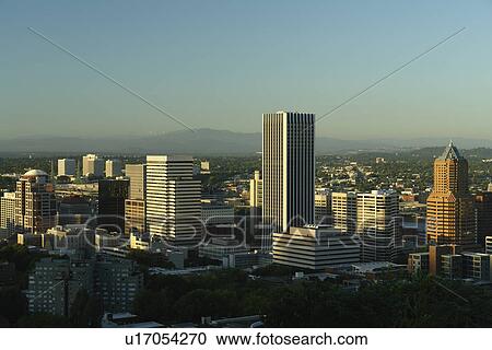 Portland, OR, Oregon, downtown, skyline View Large Photo Image Stock Image - Portland, OR, Oregon, downtown, skyline. Fotosearch