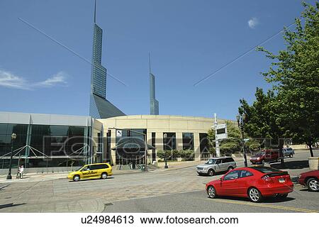 Stock Image -  Portland, OR, Oregon, Oregon Convention Center. Fotosearch
