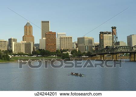 Portland, OR, Oregon, Willamette River, Hawthorne Lift Bridge, downtown, skyline View Large Photo Image Stock Image - Portland, OR, Oregon, Willamette River, Hawthorne Lift Bridge, downtown, skyline. Fotosearch