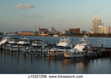 Portsmouth, Norfolk, VA, Virginia, Hampton Roads Area, marina, skyline, sunset View Large Photo Image Stock Photo - Portsmouth, Norfolk, VA, Virginia, Hampton Roads Area, marina, skyline, sunset. Fotosearch