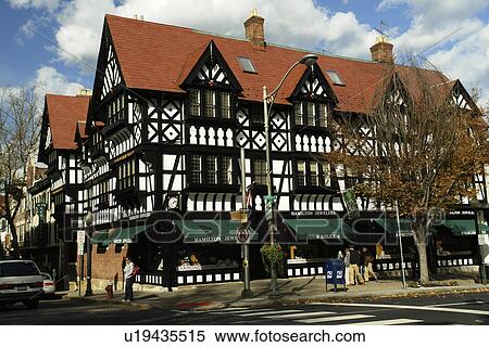 Stock Photography -  Princeton, NJ, New Jersey, Downtown, autumn. Fotosearch