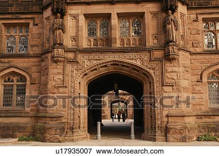 Stock Photo -  Princeton, NJ, New Jersey, Princeton University, East Pyne Hall. Fotosearch