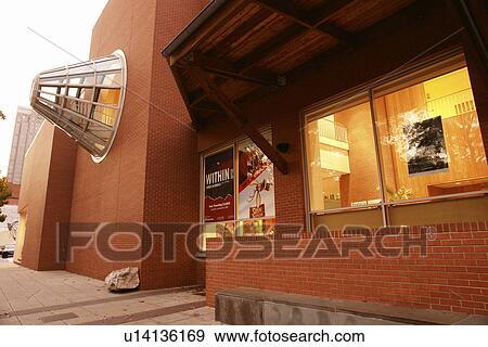 Stock Photo -  Raleigh, NC, North Carolina, Downtown, Exploris. Fotosearch