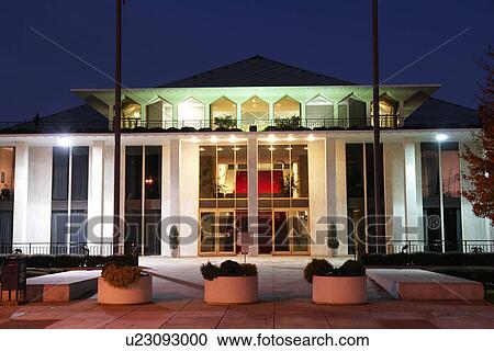 Stock Image -  Raleigh, NC, North Carolina, State Legislative Building, evening. Fotosearch