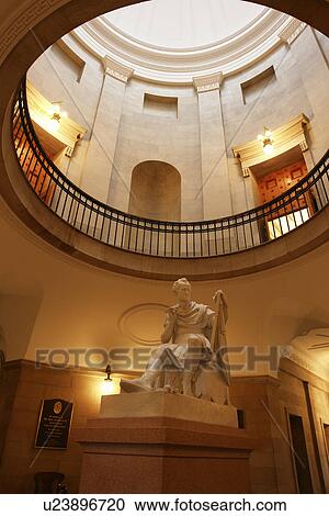 Stock Image -  Raleigh, NC, North Carolina, State Capitol Building, Rotunda. Fotosearch