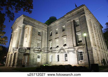 Raleigh, NC, North Carolina, State Capitol Building, evening View Large Photo Image Stock Photo - Raleigh, NC, North Carolina, State Capitol Building, evening. Fotosearch
