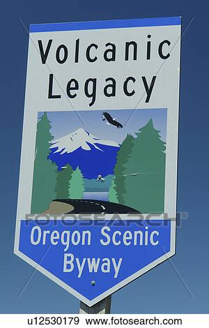 Rogue River National Forest, OR, Oregon, Annie Creek Lookout, Volcanic Legacy Oregon Scenic Byway, Cascade Range, Rt. 62, road sign View Large Photo Image Stock Photo - Rogue River National Forest, OR, Oregon, Annie Creek Lookout, Volcanic Legacy Oregon Scenic Byway, Cascade Range, Rt. 62, road sign. Fotosearch
