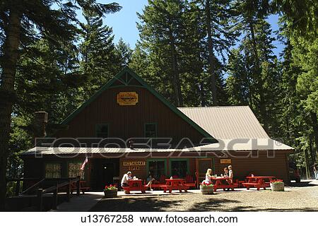 Rogue River National Forest, OR, Oregon, Lake of the Woods Mountain Lodge and Resort, Cascade Range, restaurant, gill, picnic tables View Large Photo Image Stock Photo - Rogue River National Forest, OR, Oregon, Lake of the Woods Mountain Lodge and Resort, Cascade Range, restaurant, gill, picnic tables. Fotosearch