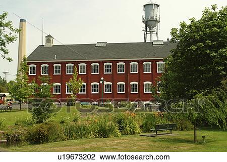 Stock Image -  Salem, OR, Oregon, Mission Mill Museum, Historical Village. Fotosearch