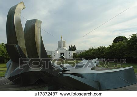Salem, OR, Oregon, State Capitol View Large Photo Image Stock Photo - Salem, OR, Oregon, State Capitol. Fotosearch