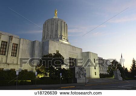 Stock Photo -  Salem, OR, Oregon, State Capitol. Fotosearch