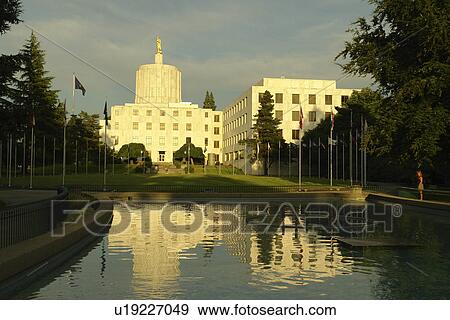 Salem, OR, Oregon, State Capitol View Large Photo Image Stock Photo - Salem, OR, Oregon, State Capitol. Fotosearch