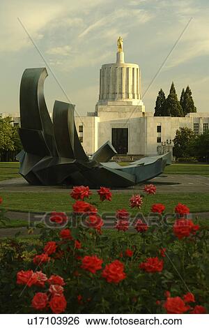 Salem, OR, Oregon, State Capitol View Large Photo Image Stock Photograph - Salem, OR, Oregon, State Capitol. Fotosearch