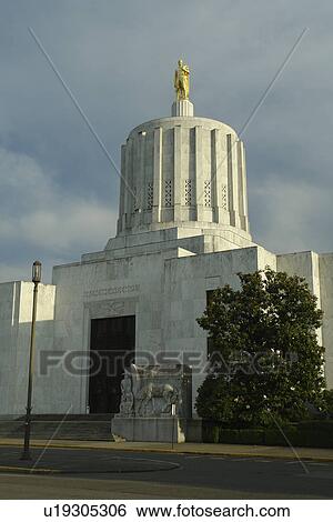 Salem, OR, Oregon, State Capitol View Large Photo Image Stock Photograph - Salem, OR, Oregon, State Capitol. Fotosearch