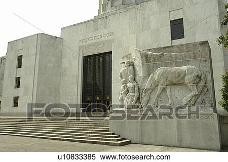 Stock Photography -  Salem, OR, Oregon, State Capitol. Fotosearch