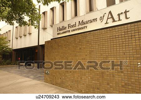 Stock Image -  Salem, OR, Oregon, Willamette University, Hallie Ford Museum of Art. Fotosearch