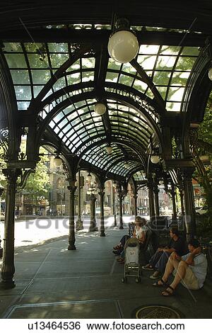 Seattle, WA, Washington, downtown, The Pergola, Pioneer Historic District, Pioneer Square View Large Photo Image Stock Photograph - Seattle, WA, Washington, downtown, The Pergola, Pioneer Historic District, Pioneer Square. Fotosearch