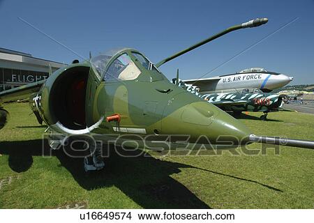 Picture -  Seattle, WA, Washington, Museum of Flight, Boeing, Harrier II. Fotosearch