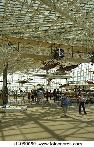 Stock Image -  Seattle, WA, Washington, Museum of Flight, Boeing, The Great Gallery. Fotosearch