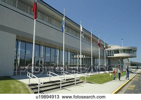 Stock Image -  Seattle, WA, Washington, Museum of Flight, Boeing. Fotosearch