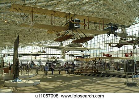 Stock Photo -  Seattle, WA, Washington, Museum of Flight, Boeing, The Great Gallery. Fotosearch