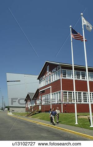 Seattle Wa Washington Museum Of Flight Boeing The Red Barn
