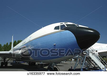 Seattle, WA, Washington, Museum of Flight, Boeing, Air Force One plane View Large Photo Image Stock Photo - Seattle, WA, Washington, Museum of Flight, Boeing, Air Force One plane. Fotosearch