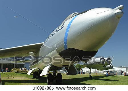 Stock Photography -  Seattle, WA, Washington, Museum of Flight, Boeing, US Air Force plane. Fotosearch