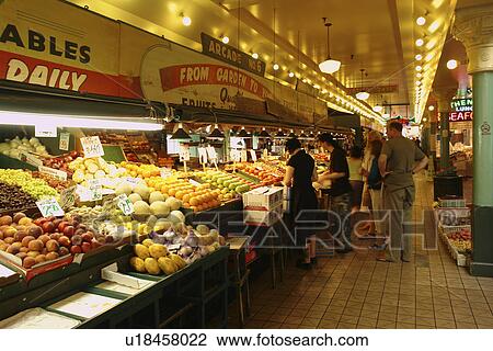 Seattle, WA, Washington, Public Market Center, Farmers, Pike Place Market View Large Photo Image Stock Image - Seattle, WA, Washington, Public Market Center, Farmers, Pike Place Market. Fotosearch