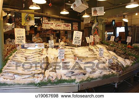 Seattle, WA, Washington, Public Market Center, Farmers, Pike Place Market View Large Photo Image Stock Photo - Seattle, WA, Washington, Public Market Center, Farmers, Pike Place Market. Fotosearch