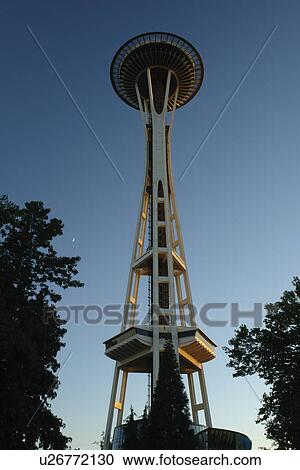 Seattle, WA, Washington, Seattle Center, Space Needle View Large Photo Image Stock Image - Seattle, WA, Washington, Seattle Center, Space Needle. Fotosearch