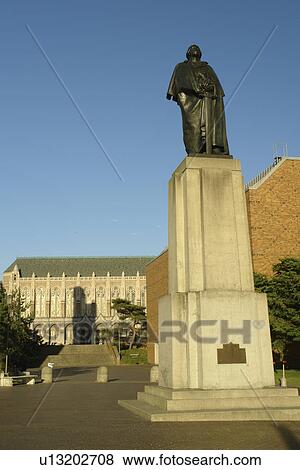 Seattle, WA, Washington, University of Washington, Henry Art Gallery, Statue of George Washington View Large Photo Image Stock Photo - Seattle, WA, Washington, University of Washington, Henry Art Gallery, Statue of George Washington. Fotosearch