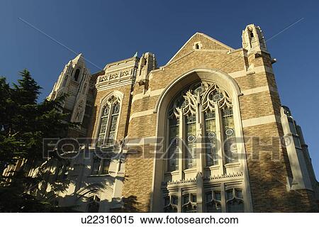 Stock Photography -  Seattle, WA, Washington, University of Washington, Suzzalo Library. Fotosearch