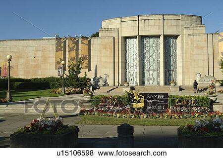 Seattle, WA, Washington, Volunteer Park, Seattle Asian Art Museum, Capitol Hill View Large Photo Image Stock Photo - Seattle, WA, Washington, Volunteer Park, Seattle Asian Art Museum, Capitol Hill. Fotosearch