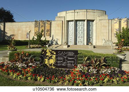 Stock Photograph -  Seattle, WA, Washington, Volunteer Park, Seattle Asian Art Museum, Capitol Hill. Fotosearch