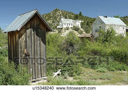 Stock Image -  Silver City, ID, Idaho, Ghost Town, Owyhee Mountains. Fotosearch