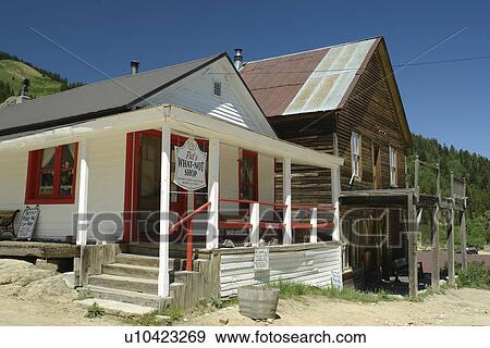 Silver City, ID, Idaho, Ghost Town, Owyhee Mountains, Pat's What-Not Shop View Large Photo Image Stock Photo - Silver City, ID, Idaho, Ghost Town, Owyhee Mountains, Pat's What-Not Shop. Fotosearch
