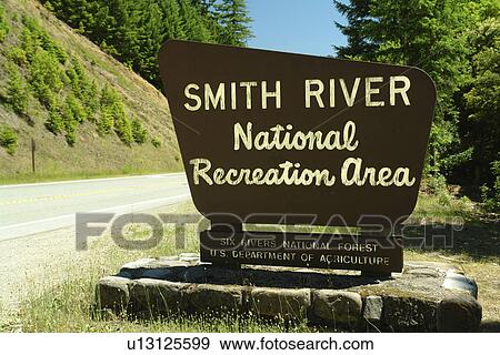 Smith River National Recreation Area, CA, California, Six Rivers National Forest Scenic Byway, entrance sign, Rt. 199 View Large Photo Image Stock Photo - Smith River National Recreation Area, CA, California, Six Rivers National Forest Scenic Byway, entrance sign, Rt. 199. Fotosearch