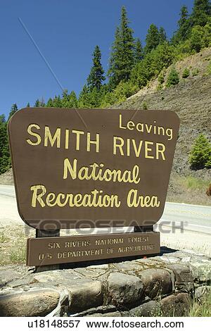 Smith River National Recreation Area, CA, California, Six Rivers National Forest Scenic Byway, leaving sign, Rt. 199 View Large Photo Image Stock Photo - Smith River National Recreation Area, CA, California, Six Rivers National Forest Scenic Byway, leaving sign, Rt. 199. Fotosearch