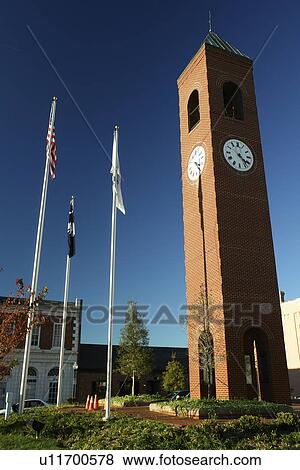 Spartanburg, SC, South Carolina, Downtown, clock tower View Large Photo Image Stock Photo - Spartanburg, SC, South Carolina, Downtown, clock tower. Fotosearch