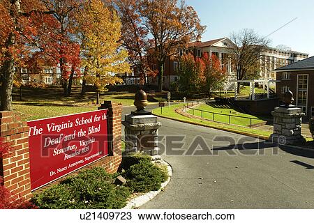 Staunton, VA, Virginia, Shenandoah Valley, The Virginia School for the Deaf and the Blind View Large Photo Image Stock Image - Staunton, VA, Virginia, Shenandoah Valley, The Virginia School for the Deaf and the Blind. Fotosearch