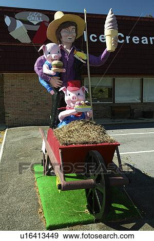 Strasburg, PA, Pennsylvania, Pennsylvania Dutch Country, Amish, Ice Cream Parlor, statue View Large Photo Image Stock Photo - Strasburg, PA, Pennsylvania, Pennsylvania Dutch Country, Amish, Ice Cream Parlor, statue. Fotosearch