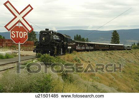 Summerland and Okanagan Valley, British Columbia, Canada, Kettle Valley Steam Railway View Large Photo Image Stock Photography - Summerland and Okanagan Valley, British Columbia, Canada, Kettle Valley Steam Railway. Fotosearch
