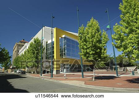 Picture -  Tacoma, WA, Washington, Historic Downtown, Broadway Center for the Performing Arts on the Square. Fotosearch