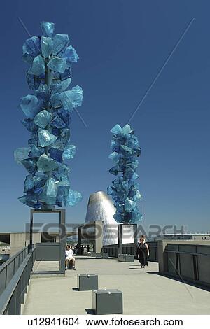 Tacoma, WA, Washington, Museum of Glass, Chihuly Bridge of Glass, downtown View Large Photo Image Picture - Tacoma, WA, Washington, Museum of Glass, Chihuly Bridge of Glass, downtown. Fotosearch