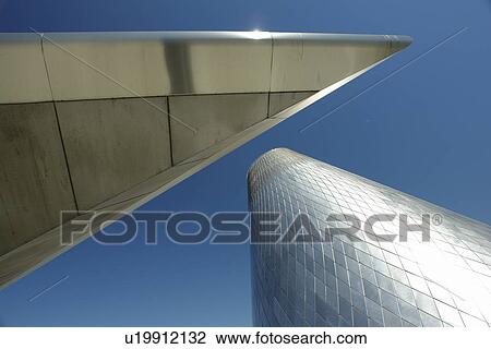 Stock Image -  Tacoma, WA, Washington, Museum of Glass, downtown. Fotosearch