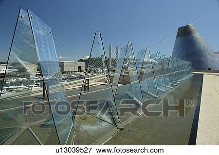 Stock Photo -  Tacoma, WA, Washington, Museum of Glass, downtown. Fotosearch