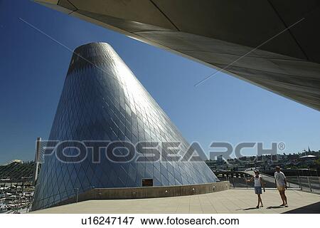 Stock Photo -  Tacoma, WA, Washington, Museum of Glass, downtown. Fotosearch